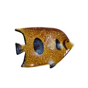 Unique vintage Ceramic Fish Plate Dish‎ Coastal Decor Beach House Decor